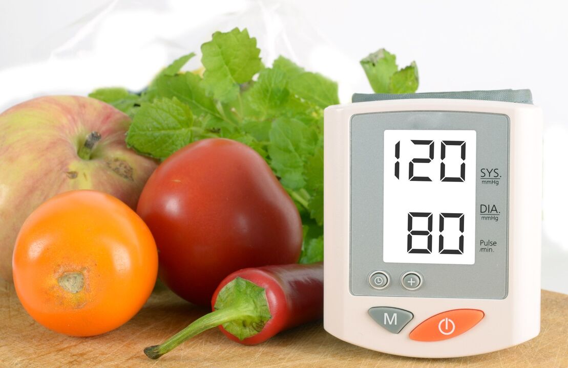 nutrición adecuada para eliminar as causas da presión arterial alta